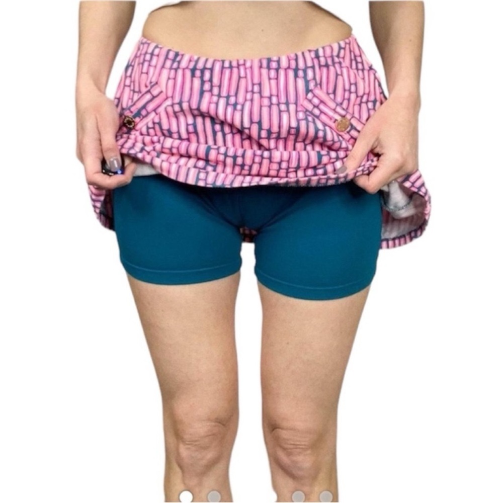 Lilly Pulitzer Skort MANDEVILLA PINK SLATHOUSE STRIPE
